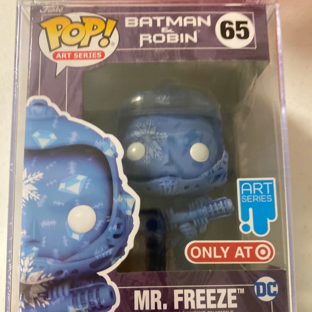 Funko Pop- MR. FREEZE  #65 - Batman & Robin With Protective Case -Art Series NIB